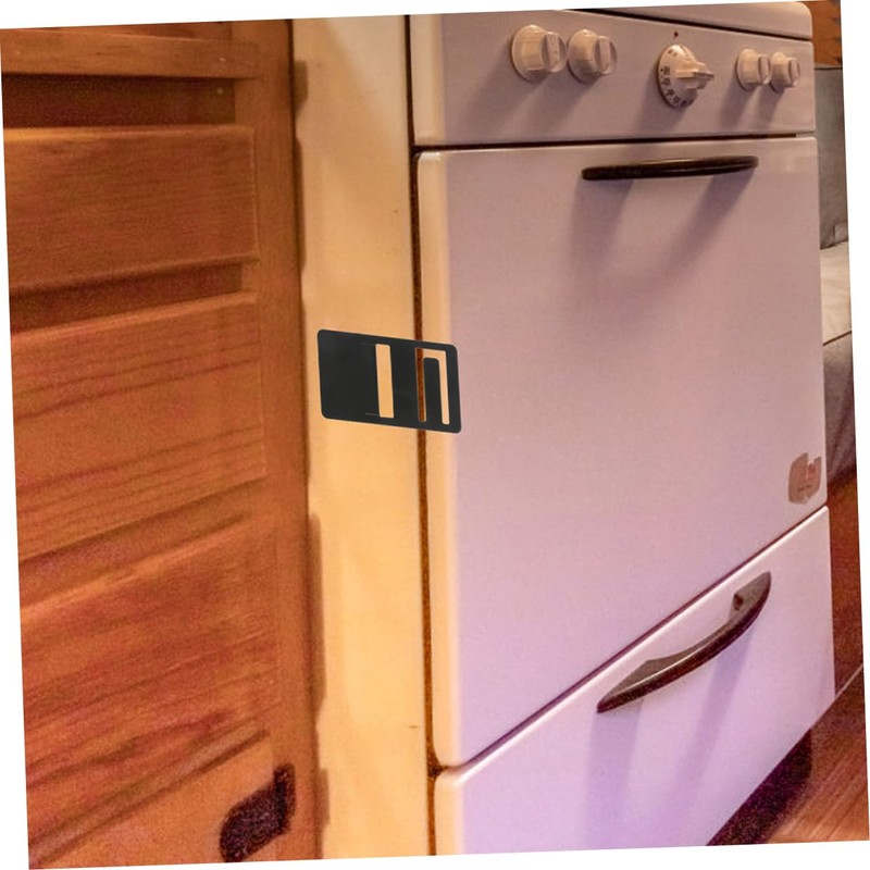 jojofuny 2Pcs Rv Refrigerator Door Prop Clips Locking Mechanism for
