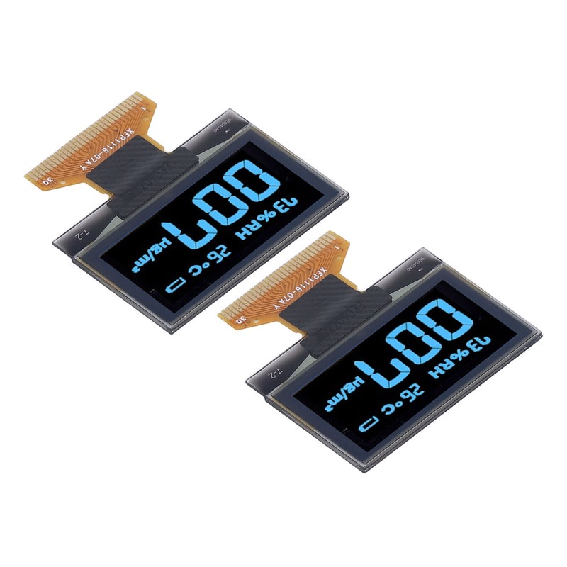 2Pcs Liquid Crystal Display Screen Module Organic Light Emitting Diode