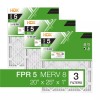 HDX Pleated Air Filters MERV 8 HVAC Vent Furnace 20x25x1