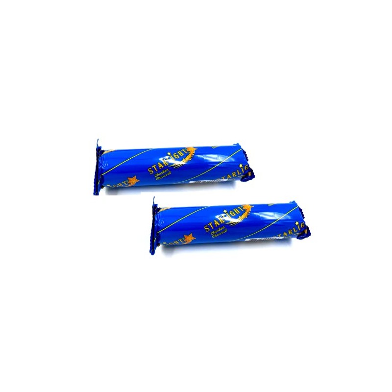 3 Roll 30 Pcs 35MM Starlight Coconut Shell Charcoal Instant