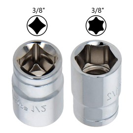 Auniwaig 3/8" Drive 3/8" 6-Point Impact Socket,Imperial Chrome Vanadium 1pcs