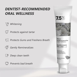 Hydroxyapatite Toothpaste for Advanced Enamel Protection, Gentle and Effective Formula, Fresh Breath, Deep Cleaning Care Toothpaste,Suitable for Sensitive Teeth (2)