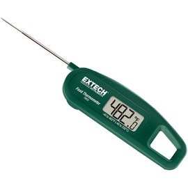 EXTECH TM55 NSF Pocket Fold-Up Food Thermometer, -40 to 482 Degree F with 2.4" Stainless Steel
