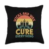 Wicks And Wax Cure Everything Candle Maker Wax Throw Pillow