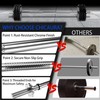 CHICAURA 47-Inch Standard Straight Barbell, 1-Inch Weight Bar