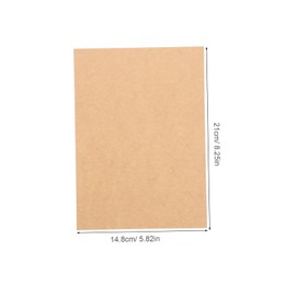 LALAFINA Retro Letter Paper Pack 50 Sheets Lined Writing Paper A5 Size for Writing