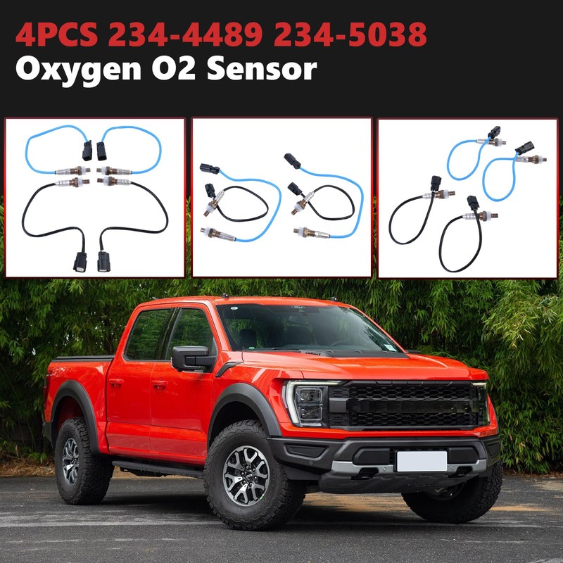 Hututimo 4PCS 234-4490 234-5038 Oxygen O2 Sensor Compatible with 2010-2016
