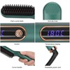 Beard Straightener Electric Digital Beard Straightening Comb for Men 110‑240V