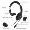WODASEN Over Ear Single Side Earmuff Noise Cancelling Overhead Headset