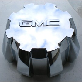 GMC Factory, OEM NEW 2015-2019 GMC Sierra 2500 3500 HD Chrome OEM Center Cap P/N 22910735