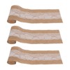 3 Rolls Jute Lace Ribbon Simple Elegant Jute Lace Ribbon