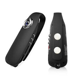 CAMMHD 1080P Full HD Portable Body Cam One Key Recording Motion Detection 3-7 Hours Support for TF Card Expansion (Including 32GB Card)