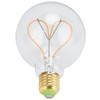 G95 Heart Shaped LED Retro Bulb E27 4W Dimmable Light