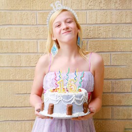 WHAVEL 16th Birthday Decorations for Girls, Sweet 16 Party Decorations Sweet 16 Decorations 16th Birthday Headband Girls Birthday Party Decorations