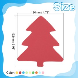 PATIKIL Bulletin Cutouts Paper, 108 Pcs Tree Shaped Bulletin Board Paper Cut Outs Decorations for Classroom DIY Crafts Projects Party Supplies, Multicolored