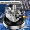 Artillery Solar Air Freshener- 360 Rotating Car Aromatherapy Diffuser Auto