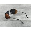 Removable side shields for sunglasses, Leather side shields for protect