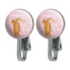 Guess What Cat Butt Novelty Clip-On Stud Earrings