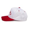 Two Tone Vintage Snapback Hat - Canada - Red/White