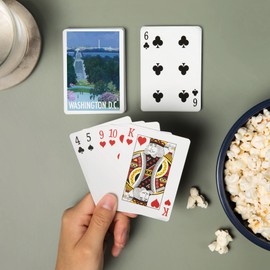 Lantern Press Arlington National Cemetery, Washington DC (52 Playing Cards, Poker Size Card Deck with Jokers)