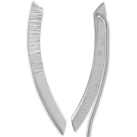 Handmade Ear Cuff Sterling silver Minimalist cuffs gold earrings sterling silver ear cuff earrings ear climber hypoallergenic earrings geometric earrings