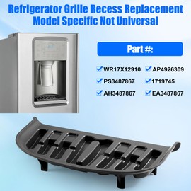 WR17X12910 Refrigerator Water Drip Tray Replacement for GE Fridge,Water/Ice Dispenser Drip Catcher Tray Grille Recessed Part 1719745 AP4926309 PS3487867 AH3487867 EA3487867,1 Pack