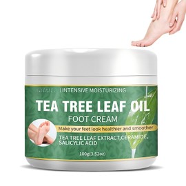 Tea Tree Oil Foot Cream,Tea Tree Foot Cream,Nourishing & Hydrating 3.53 oz