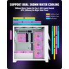 Segotep T3 White Mid-Tower ATX Gaming PC Case, Support Top