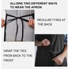 chenqi Kitchen Apron Adjustable Bib Apron with 2 Pockets, Unisex