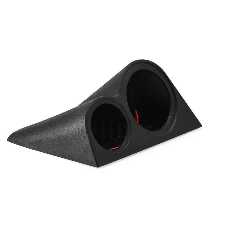 Universal Dash Mount Midrange & Tweeter Pods Boxes 2-Way Speaker
