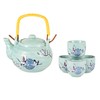 Japanese Crane Porcelain Tea Set 20 fl oz Teapot with