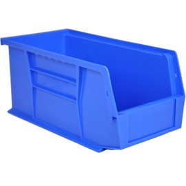 Pack of 20 x Rhino Tuff Bin30 Blue Plastic Storage Parts Bins - Stacking Component Box Ideal for Garage Workshop or Warehouse Picking Bin