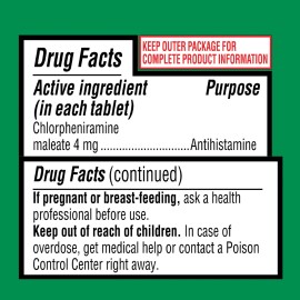 Equate Medicamento Para Aliviar Las Alergias 100 Tabletas Sabor Na