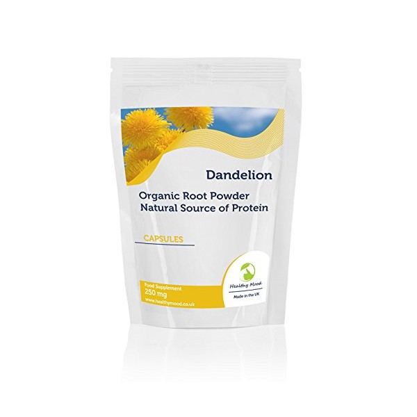 Dandelion Root Powder 250mg Natural Source of Protein Health Food