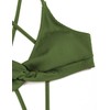 ZAFUL - Conjunto de bikini para mujer, con espalda cruzada,
