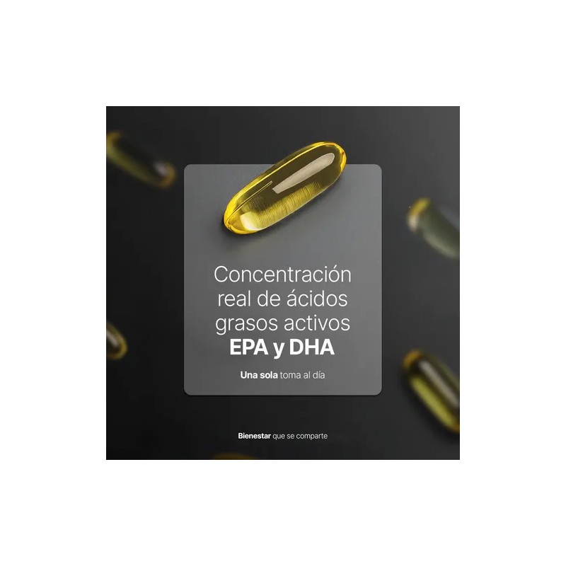 Life Omega Salmón Cápsulas 1000 Por Porción Alto Epa Dha