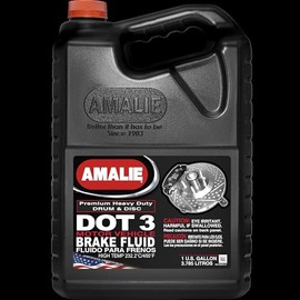 AMALIE DOT 3 BRAKE OIL (160-65037-36) 1 GALLON PAIL, PACK OF 4