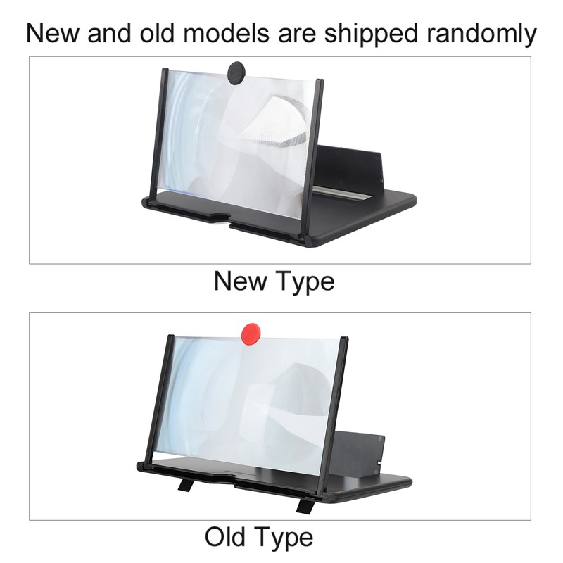 12'' 3D Phone Screen Magnifier HD Screen Amplifier PullOut Bracket