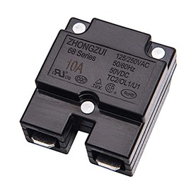 weelye 2Pcs 10A 125/250Vac 50Vdc Automatic Reset Relay Thermal Switch Circuit Breaker Current Overload Protector for Children Riding Electric Car Accessories