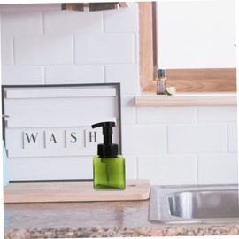 Angoily 3Pcs PETG Pump Bottles Set Multi Functional Portable Household Dispensers for Shower Gel Cosmetics & Liquids Color 250ml + 450ml + 650ml