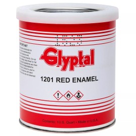 Glyptal Eastwood Glyptal Red Brush On 1 Quart Automotive Paint Seals For Uneven Surfaces