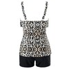 RXRXCOCO Plus Size Tankini Swimsuits for Women with Shorts Tankini