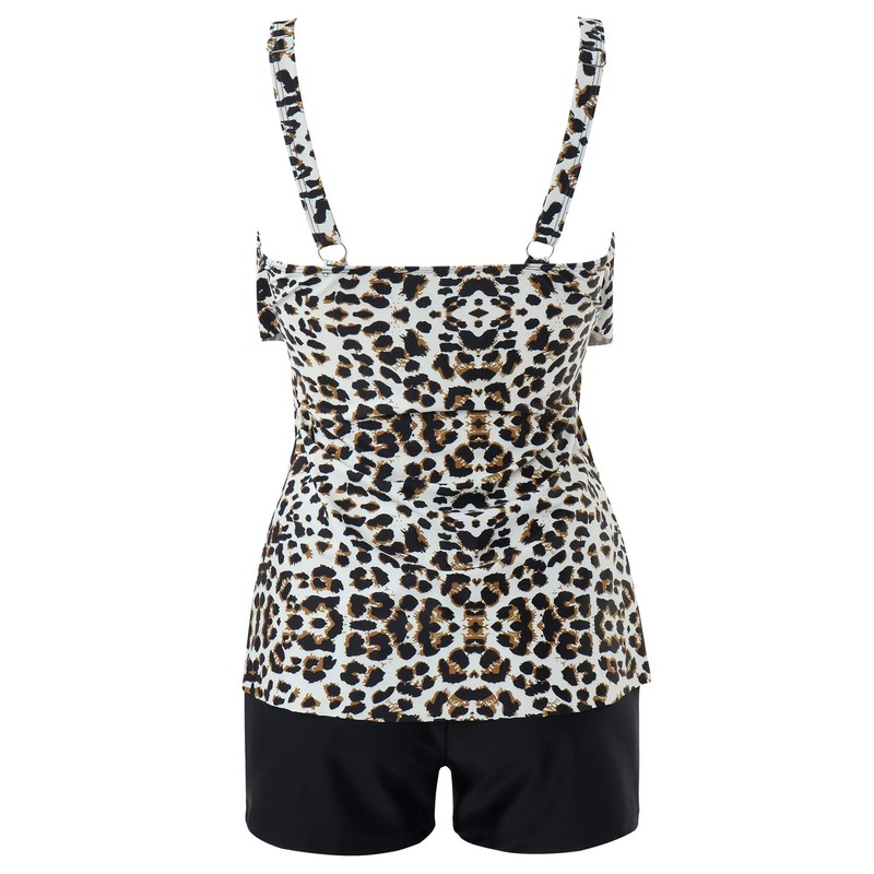 RXRXCOCO Plus Size Tankini Swimsuits for Women with Shorts Tankini