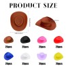200 Pzs Mini Sombrero De Vaquero Occidental Pequeño 8 Color