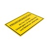 Safety Sign "PRIVATGRUNDSTÜCK - Ab hier Stop!", 1 Piece, 30
