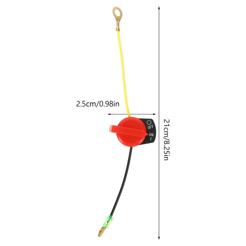 Outanaya 6pcs Engine Stop Switch Durable Off Switch for Lawn