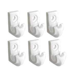 Helonge Wire Shelf Wall Clips, 20 Pcs Closet Shelves Clips, Closet Maid Shelf Clips, Down Wall Clip, Wire Shelf Brackets
