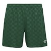 Umbro Women's Checkered Short, Forest Green, Large