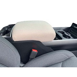 Car Console Covers Plus fits Ford Explorer 1998-2010 Fleece Center Armrest Cover for Center Console Lid Made in USA Light Tan