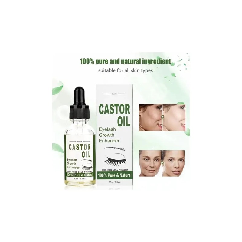 Serum Crecimiento Pestañas Aceite Recino Realzador 30ml F